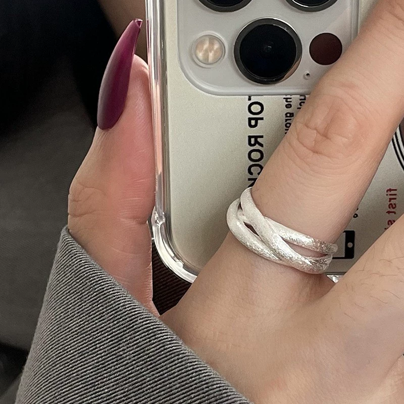 Accessory, nail decoration, small design ring, elastic strap, high-quality style, simple and elegant design