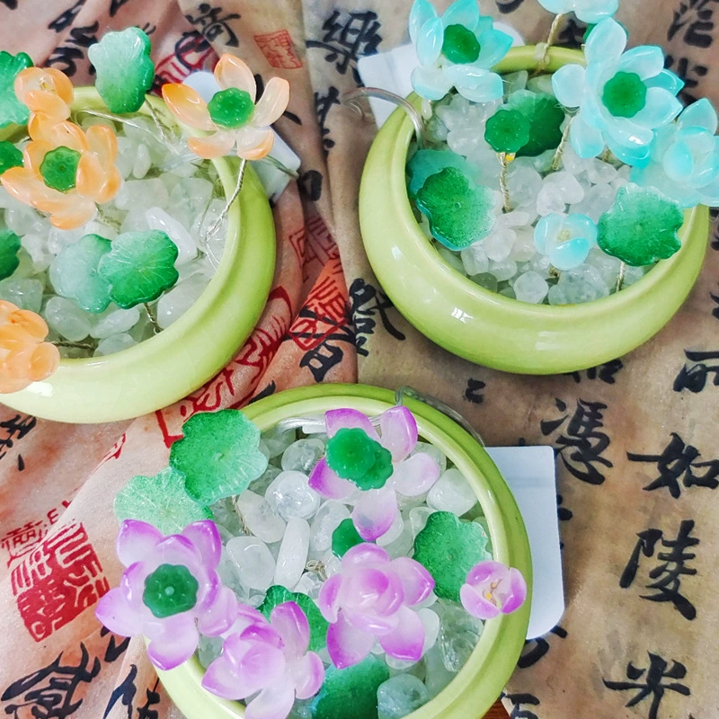 Глянцевая лотосная ночная лампа diy лотос световое изделие лучший друг девочка подарок на день рождения handmade подарок на Новый год событие