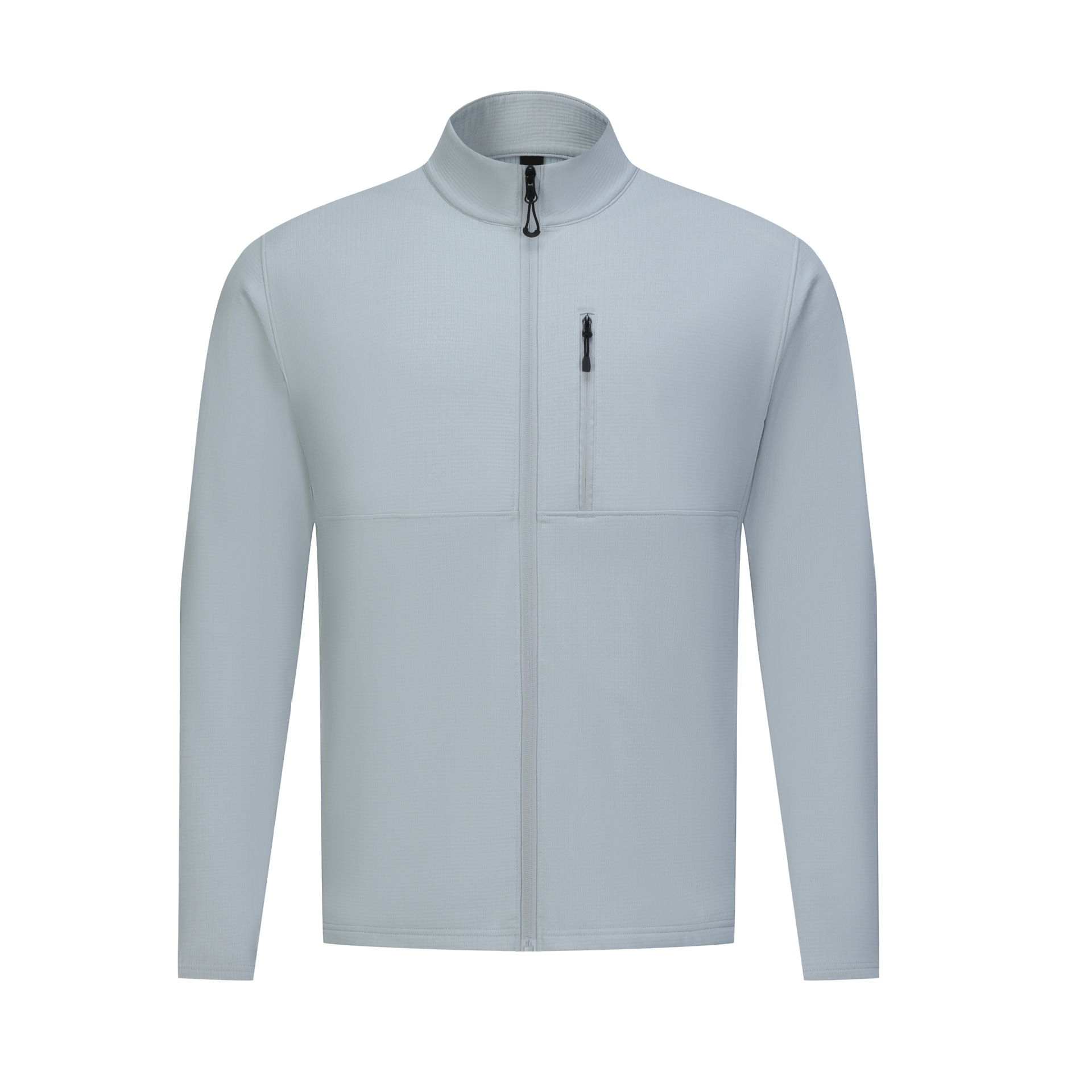 Dijia chaqueta deportiva al aire libre para hombre más terciopelo cálido de manga larga cuello alto cremallera top entrenamiento para correr ropa de fitness invierno