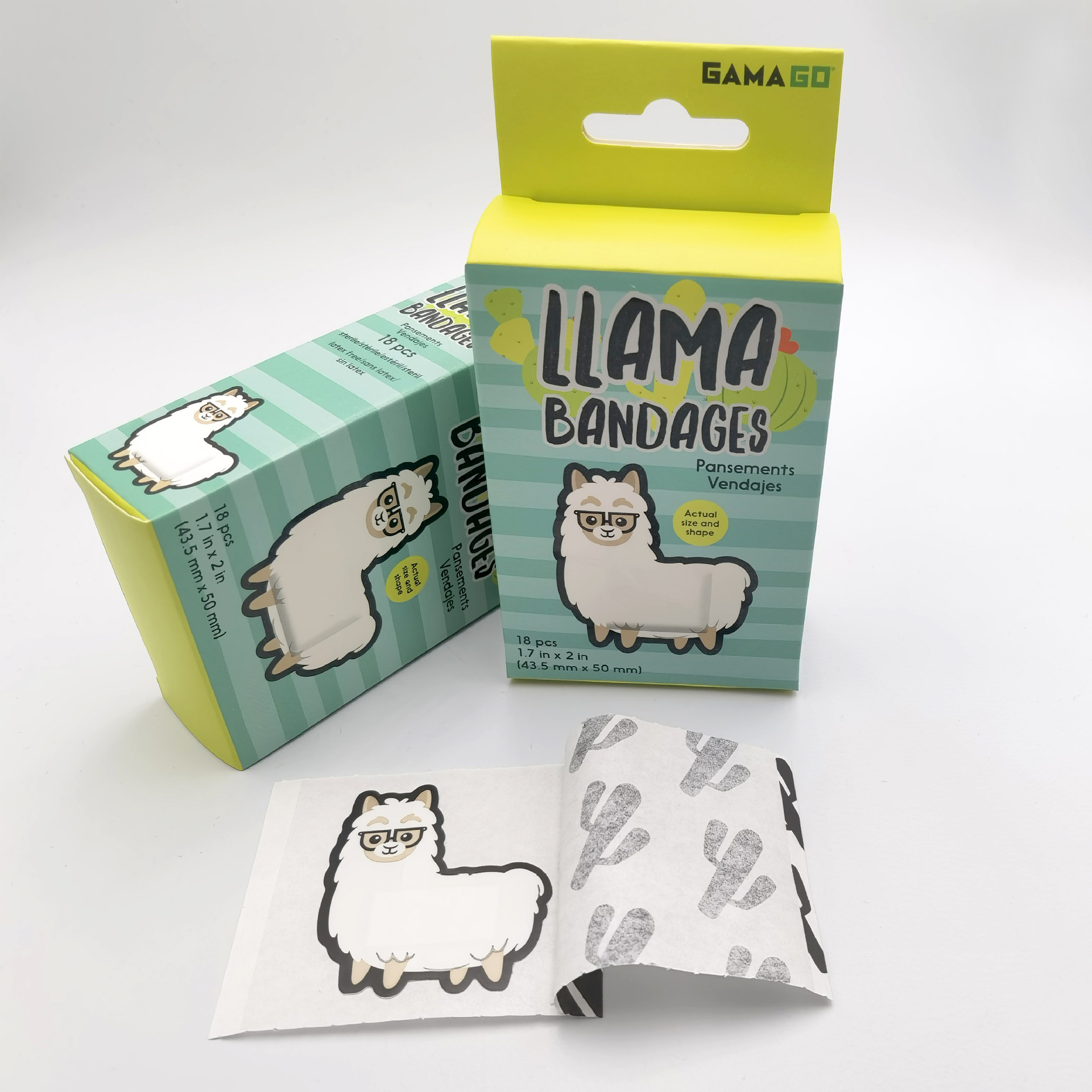 알파카 만화 밴드 에이드 18 pieces/box