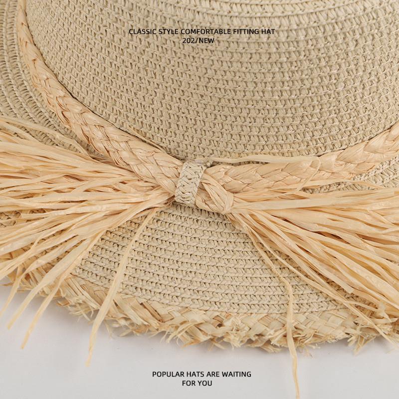 Gran Bretaña retro sombrero de paja panameño sombrero de verano nuevo sombrero de protección solar sombrero de playa sombrero de vacaciones