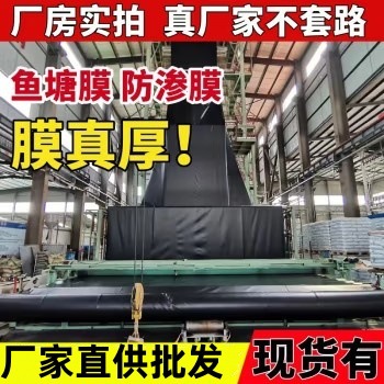 HDPE high-density polyethylene geomembrane fish pond slope…
