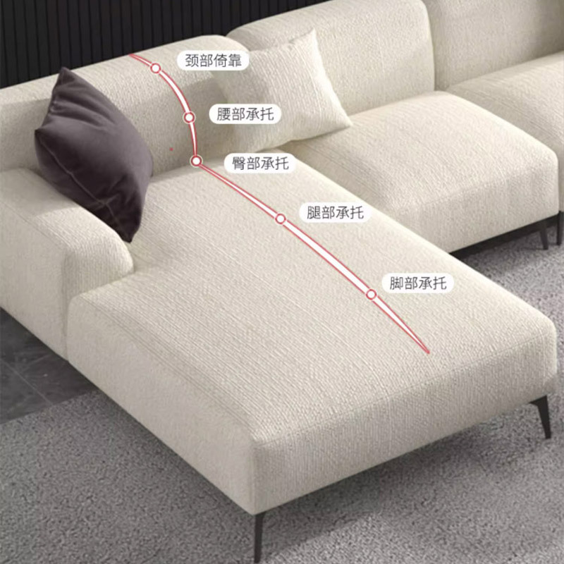 De alta calidad de color beige blanco gris cinturón blanco imperial concubina asiento sofá tela encantador viento tofu bloque cuadrado sala de estar sofá de madera maciza