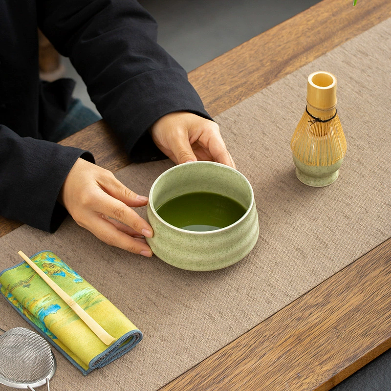 Matcha, ceramic tea cup, Japanese set