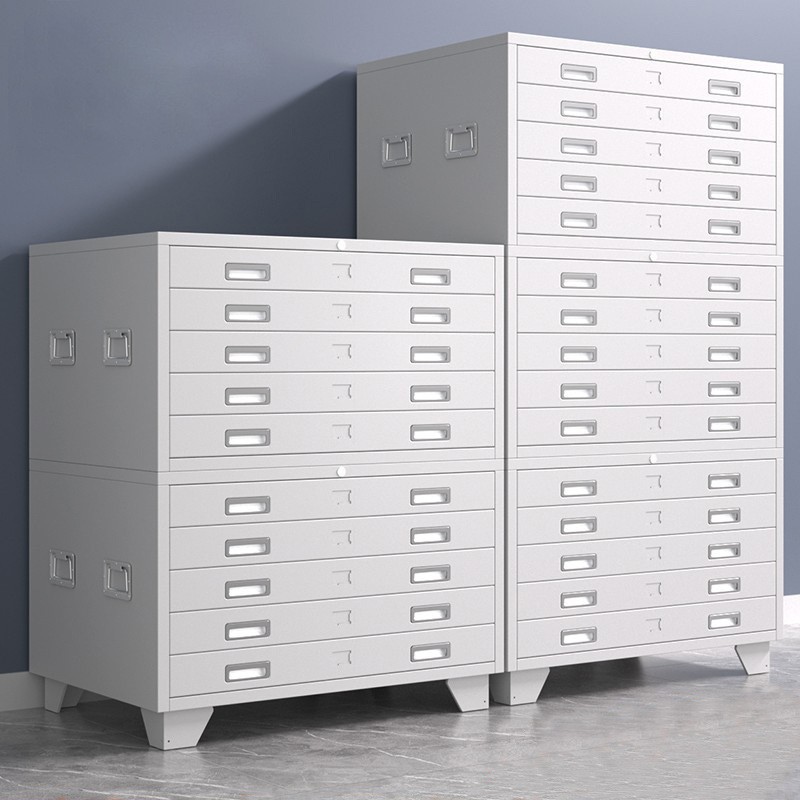 Gabinete A0 A1 cajón Gabinete de mapa Gabinete de dibujos Gabinete de película Gabinete de archivos Gabinete de hoja de hierro Cerradura de contraseña
