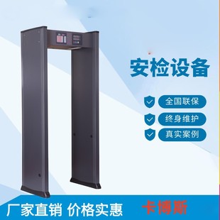 The number of people displayed by the digital tube security gate at the station through the metal detection gate in the sixth district of Cabos Hospital