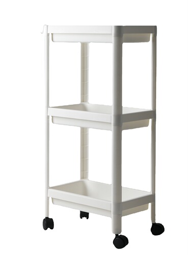 Kitchen storage rack floor-standing multi-layer storage rack fruit and vegetable storage rack removable wheeled storage rack trolley