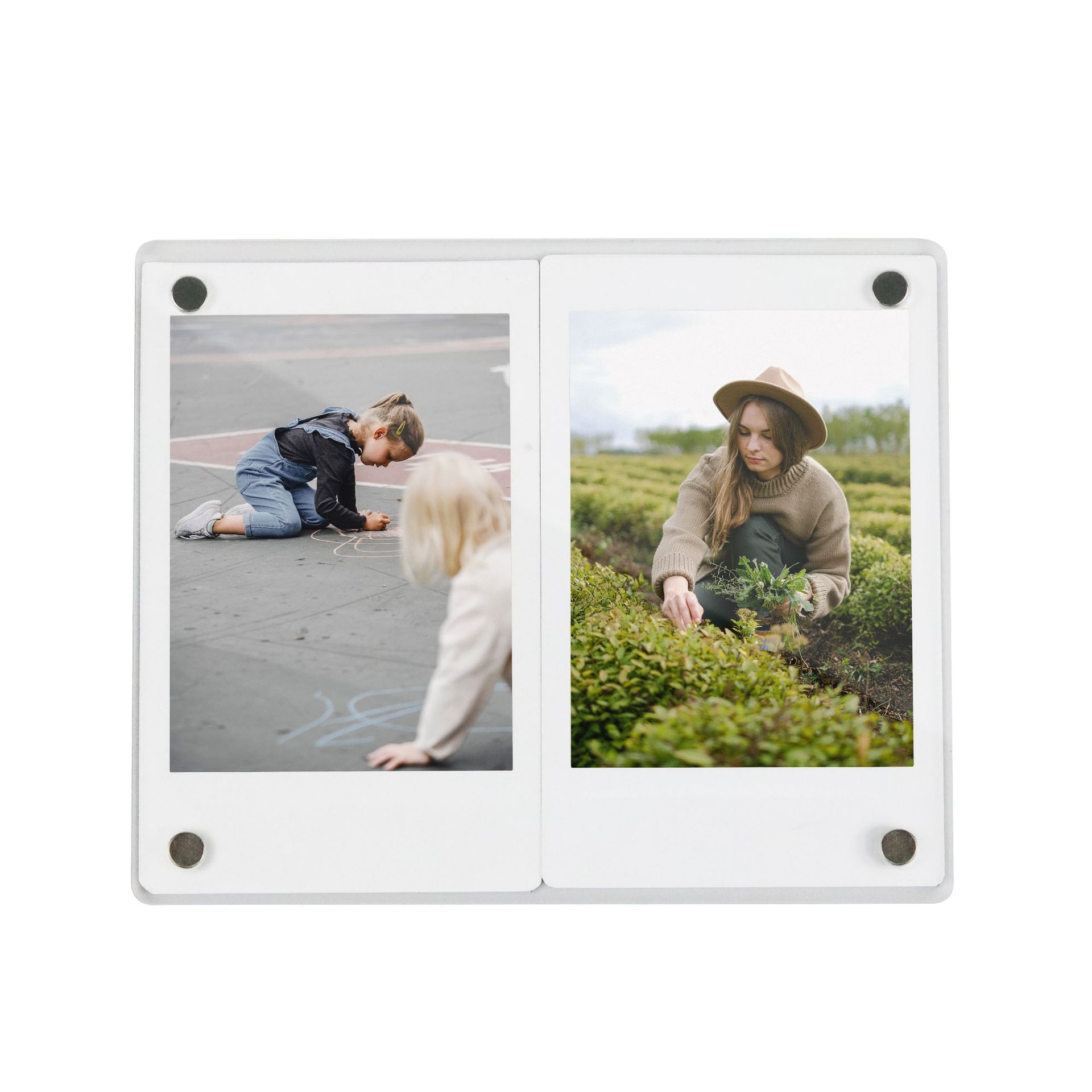 Suitable for Polaroid Pop/ 3inch /Wide Digital Photo Acrylic Photo Frame Refrigerator Magnet Photo Frame