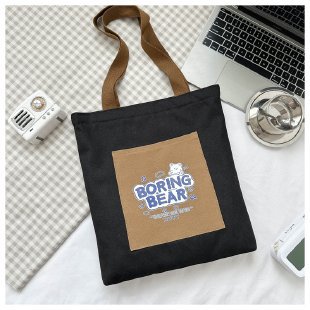 Wholesale of 2025 new casual and fashionable canvas bags, large-capacity single-shoulder bags for college students' shopping, and trendy tote bags undefined