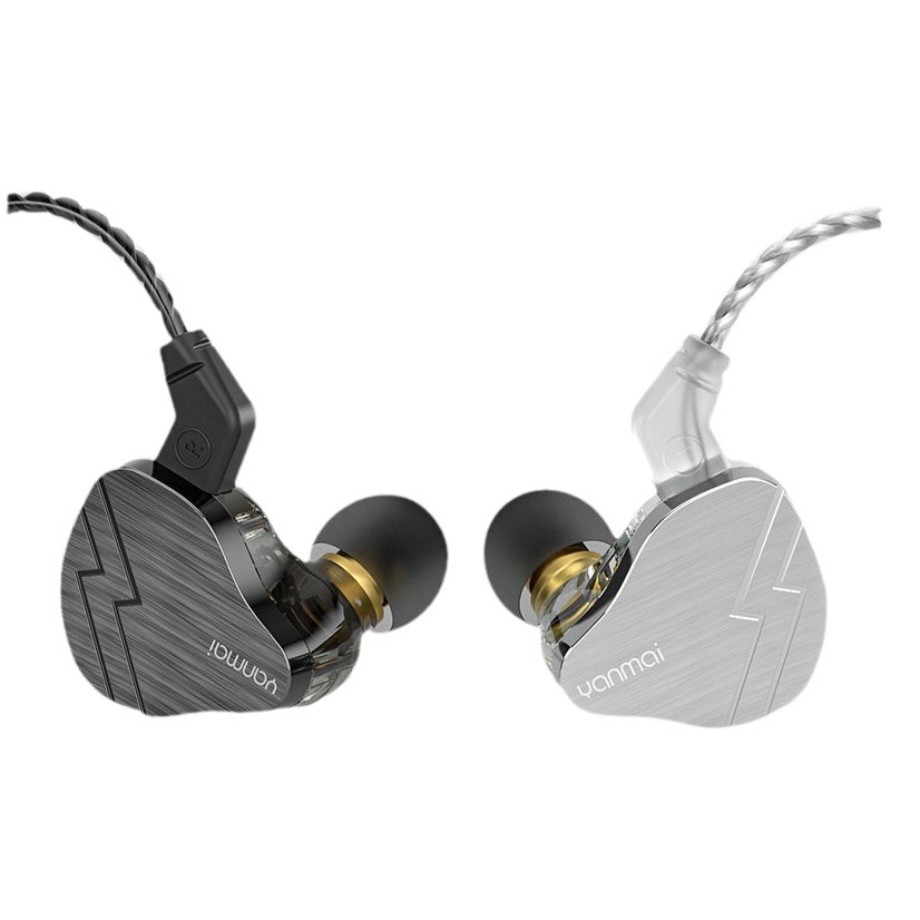 Auriculares geniales en vivo, auriculares móviles de hierro en movimiento profesionales, auriculares con cable híbrido, 2,5 metros de largo, en la oreja