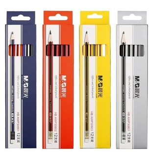 genuine goods morning light 30801/30802/30803 wooden pole pencil children pencil HB primary school hexagonal pole pencil