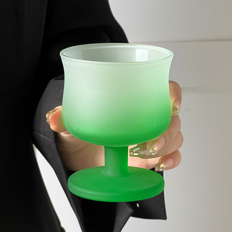 [프로스트 그라데이션 그린] 리버스 마우스 쇼트 컵