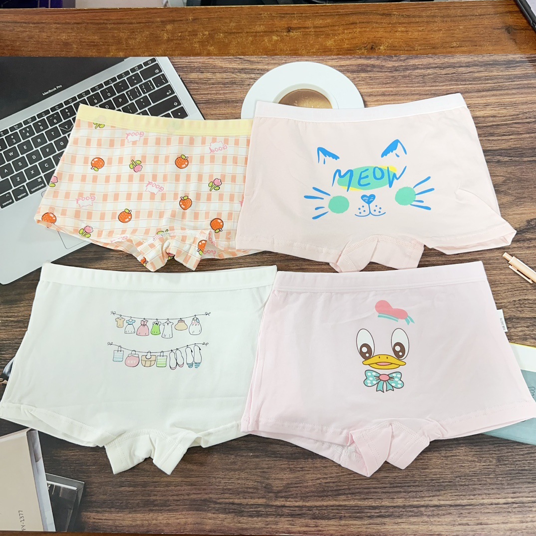 Girls underwear boxer cotton shorts girls boxer bottoms without fart baby cotton children's underwear wholesale