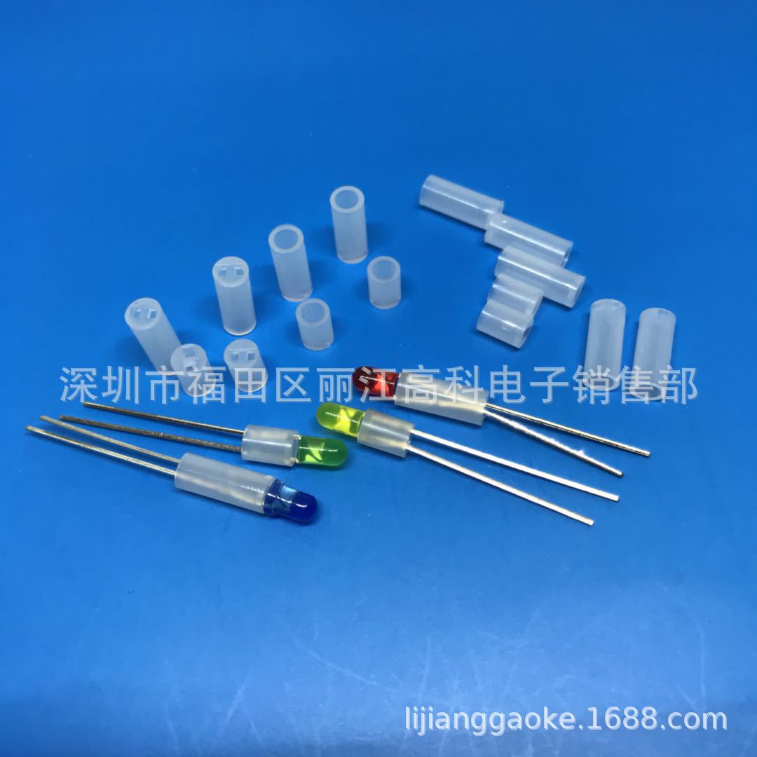 LED隔离柱 F3*8MM LED尼龙间隔柱 F3*8MM LED尼龙柱F3*8MM 1K=1件