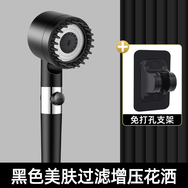 強い増圧シャワーをかけて超高圧シャワーヘッドをマッサージします。|undefined