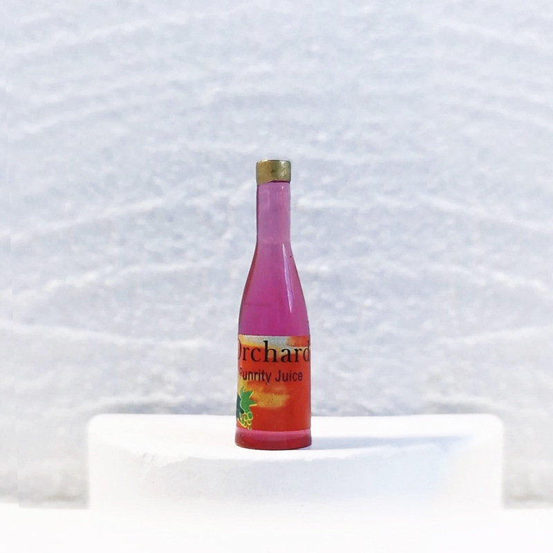 Dollhouse accesorios de casa de muñecas botellas de cerveza miniatura props de disparo micro paisaje mini botella de vino D136