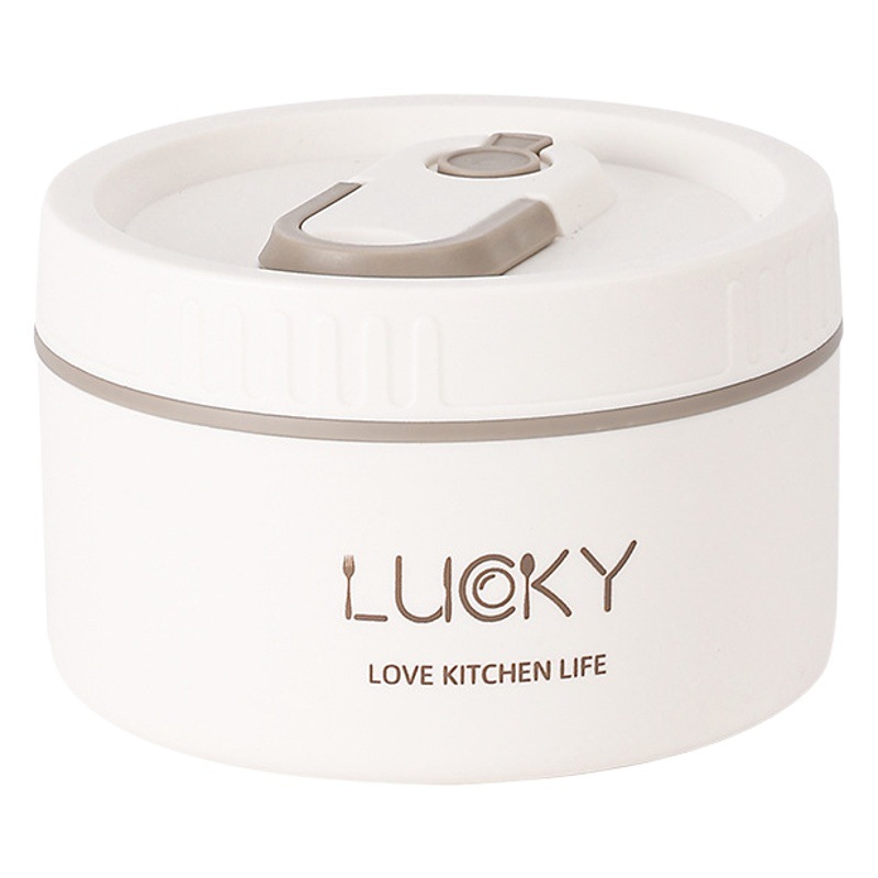 Caja de almuerzo caja de almuerzo aislamiento de grado alimenticio 304 de acero inoxidable horno de microondas de plástico especial calefacción almuerzo caja compartimiento