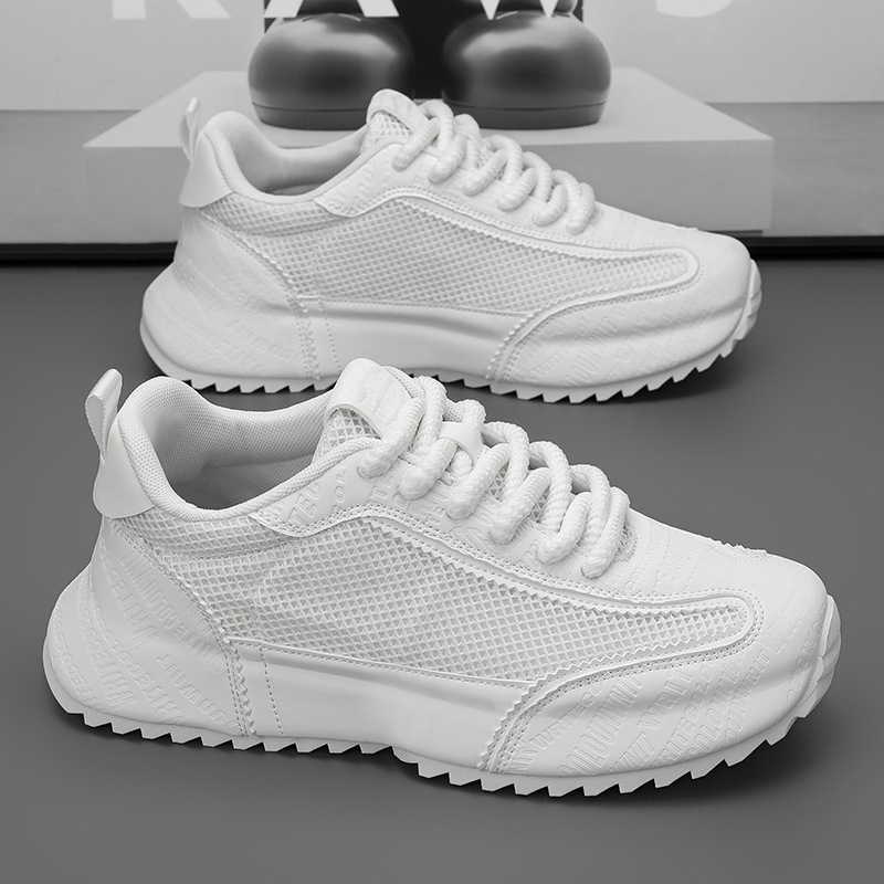 TikTok, сетчатая высокая модная универсальная дышащая комфортная обувь на платформе, популярно в интернете