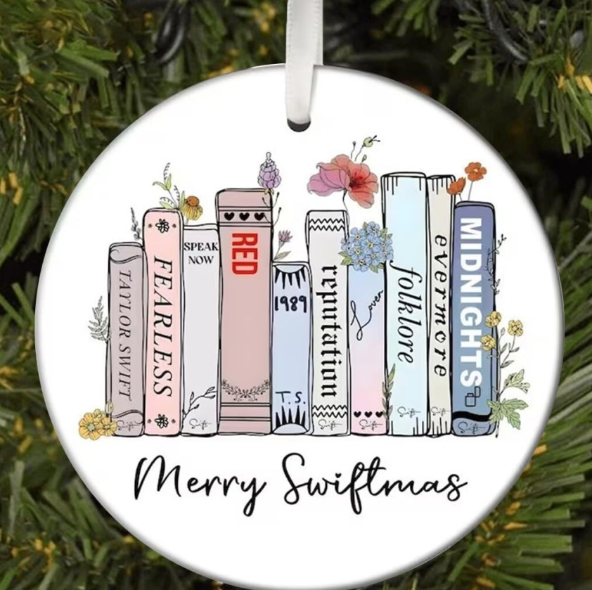 Cruz-frontera nueva Navidad árbol de Navidad decoración adornos coche retrovisor espejo colgante mochila colgante decoraciones para el hogar