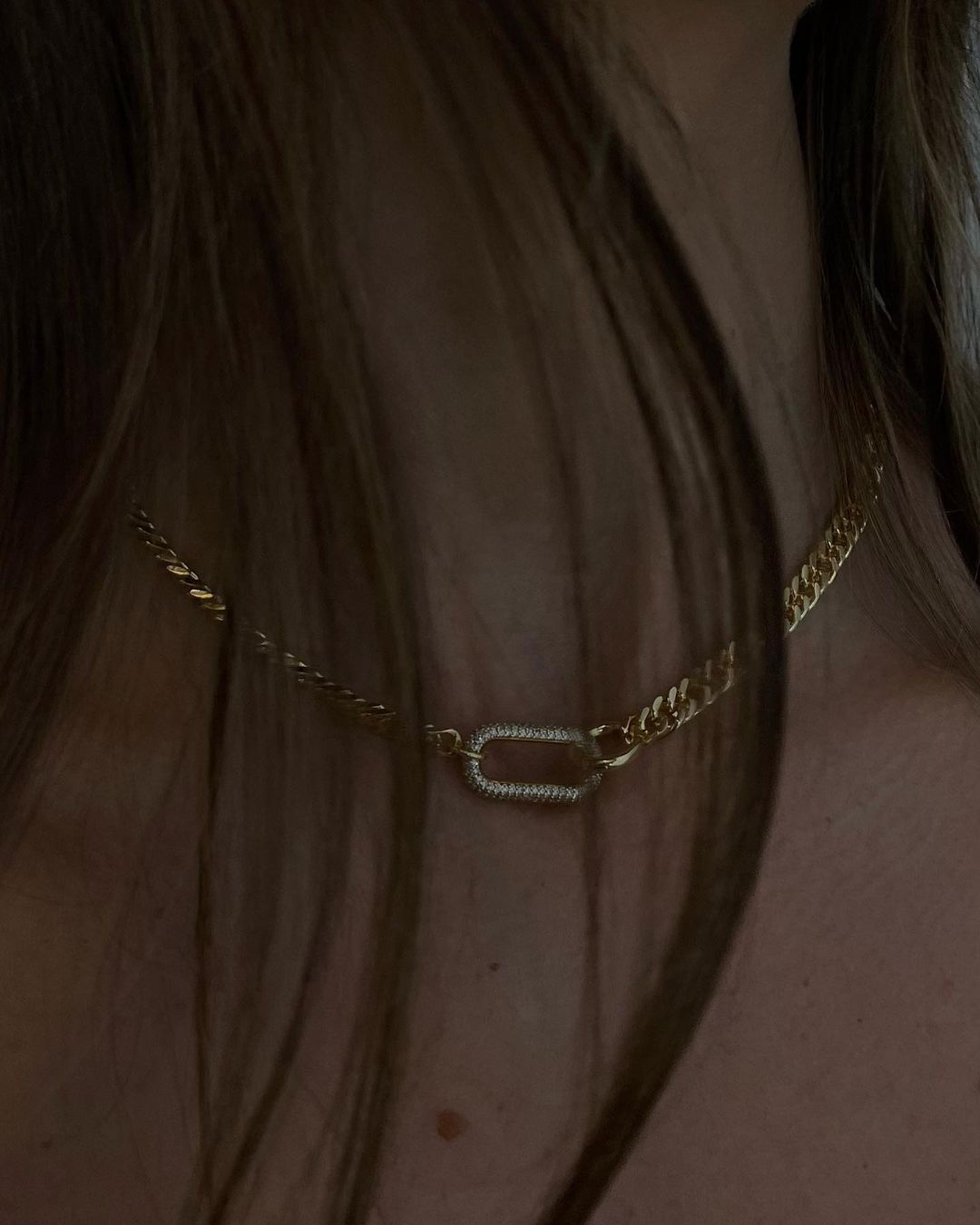Streetwear Oval Copper Plating Inlay Zircon Bracelets Earrings Necklace display picture 4