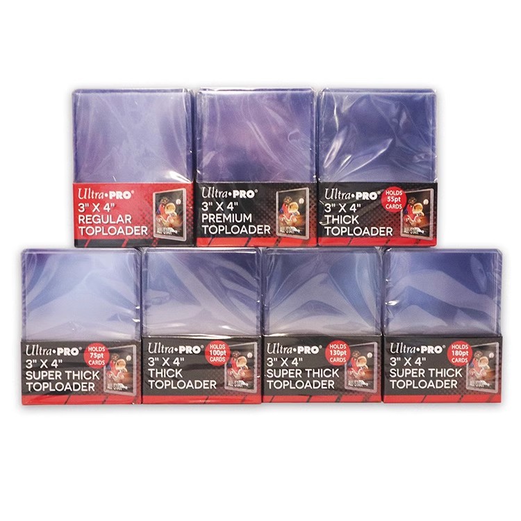 Venta al por mayor 35pt juego PVC titular de la tarjeta transparente compuesto película pequeña tarjeta dura titular de la tarjeta Ultraman plástico sellado cartón embalaje titular de la tarjeta