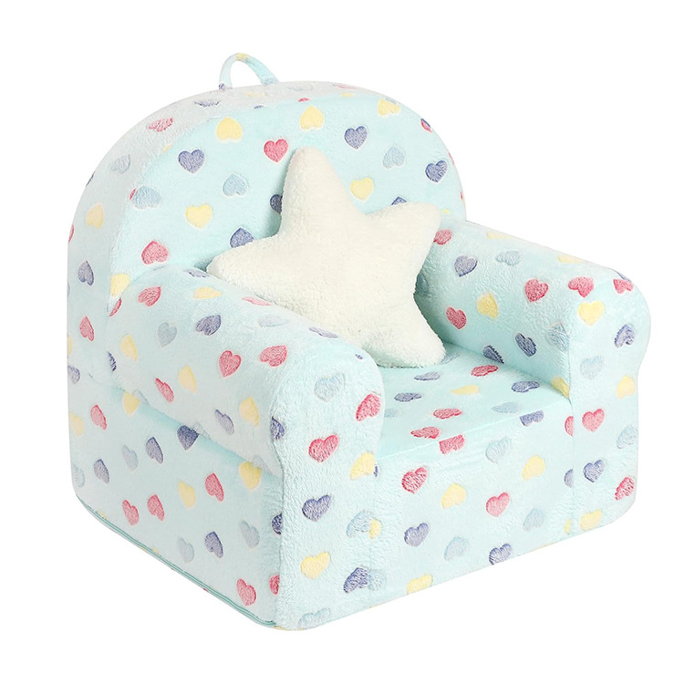 Children's sofa children's chair armrests and side single children's…
