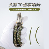 奇策 Монстр из нержавеющей стали с плоскими резинками, металлическая рогатка