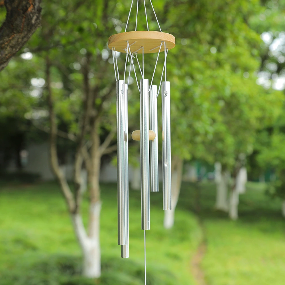 Simple solid wind chime hanging decoration B&B balcony window sill wind chime decoration creative home pendant balcony metal wind chime