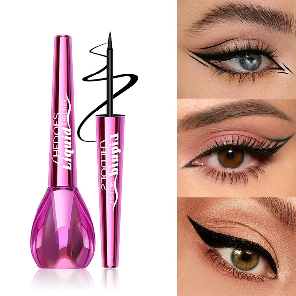 Shedoes Cross-Border Liquid Eyeliner Pen Is Waterproof, Sweat-Proof, Does Not Smudge, Is Silky Smooth, Has a Hard Tip, and Is Quick-Drying Liquid Eyeliner