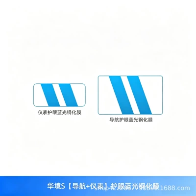 Car interior film — Suitable for 26 models of Wuling - huajing-snavigationinstrumenteye-protective-blue-light-tempered-film