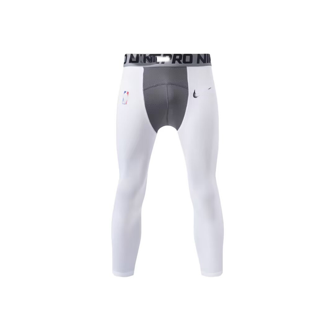 Nba112 cropped pants white gray / M