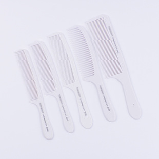 Hairdressing White Hairdressing Comb Cutting Comb Flat Comb Professional Hairdressing Comb Special Hairdressing Comb