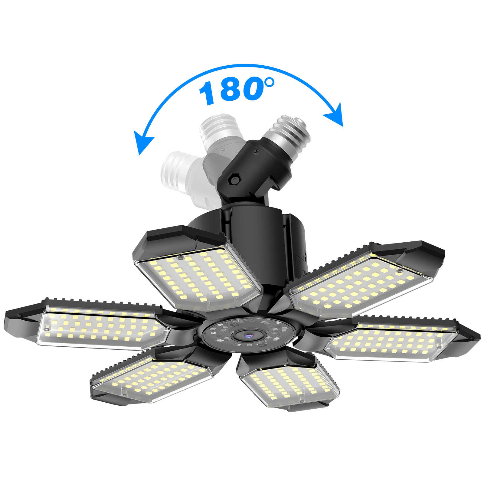 DIDSethE275MP车库走廊灯监控摄像头WIFI安防Ai推送夜视可调红外