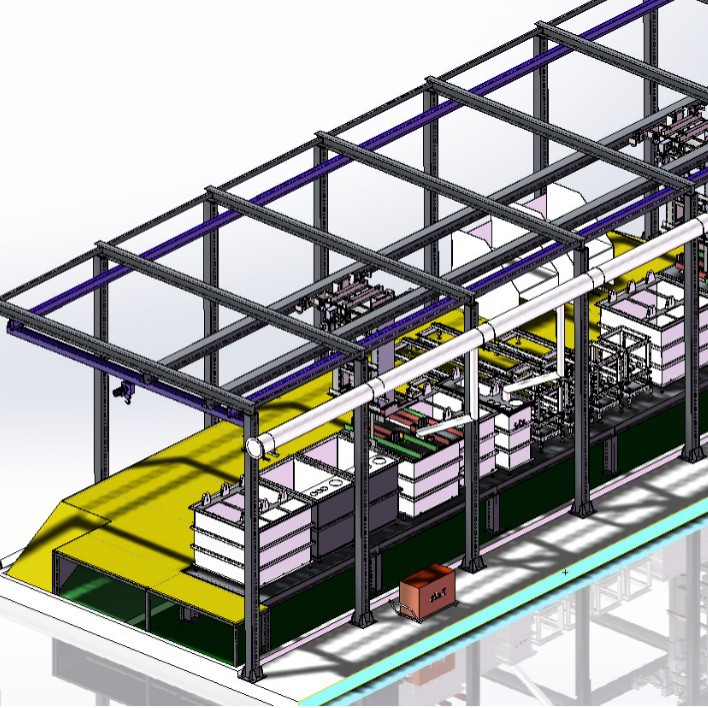 源头厂家电镀生产线全自动镀铬生产线电镀设备电镀滚镀