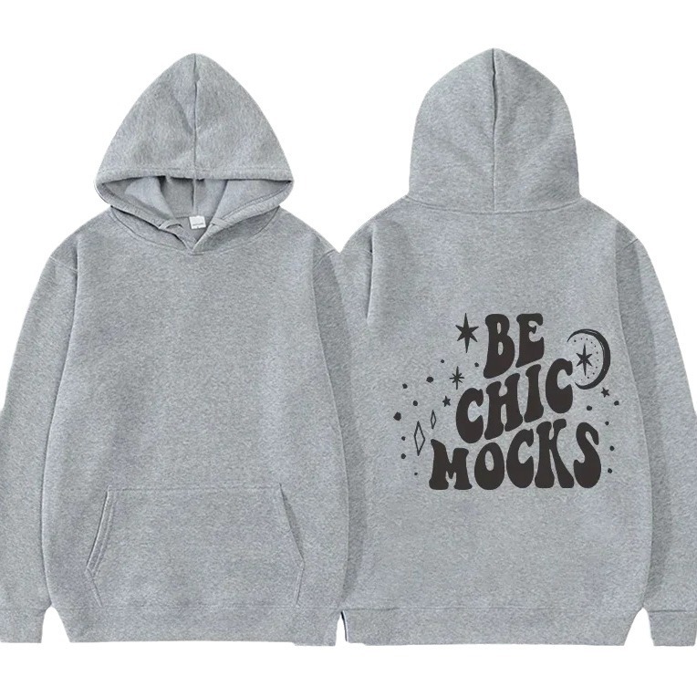 Felpa in pile da donna 2024 con stampa slogan, tasca a marsupio, coulisse e stampa con cappuccio_voghion.com