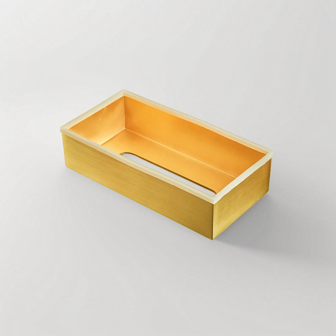 Oro caja de pañuelos de acero inoxidable 304 hogar sala de estar mesa de café Escritorio de lujo de estilo europeo caja de pañuelos rectangular de metal