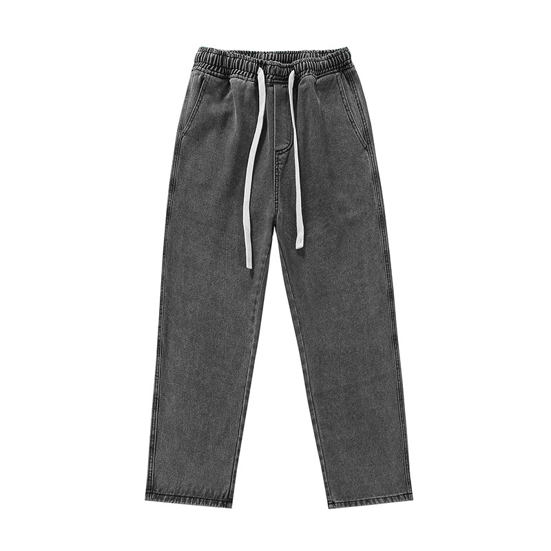 Men's Clothing Blue retro jeans men's summer thin pants trendy brand boys_voghion.com