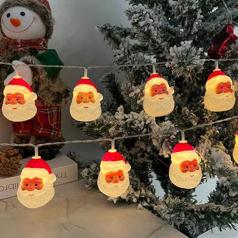 クロスボーダーledクリスマス祭り装飾ライトストリング雪だるま老人クリスマスツリー松葉杖灯台部屋レイアウトカラーライトフラッシュ|undefined