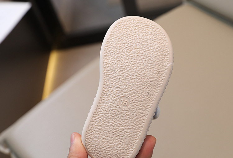 Barncanvas 2023 Vår och höst Pojkar Casual Shell Head Girls Cookie Mjuk sula Babyskor_voghion.com