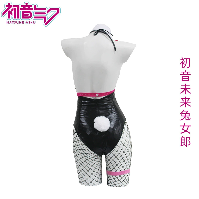 Косплей боди-йлет Hatsune Miku зайчиха, полный костюм, размеры XS–XXXL