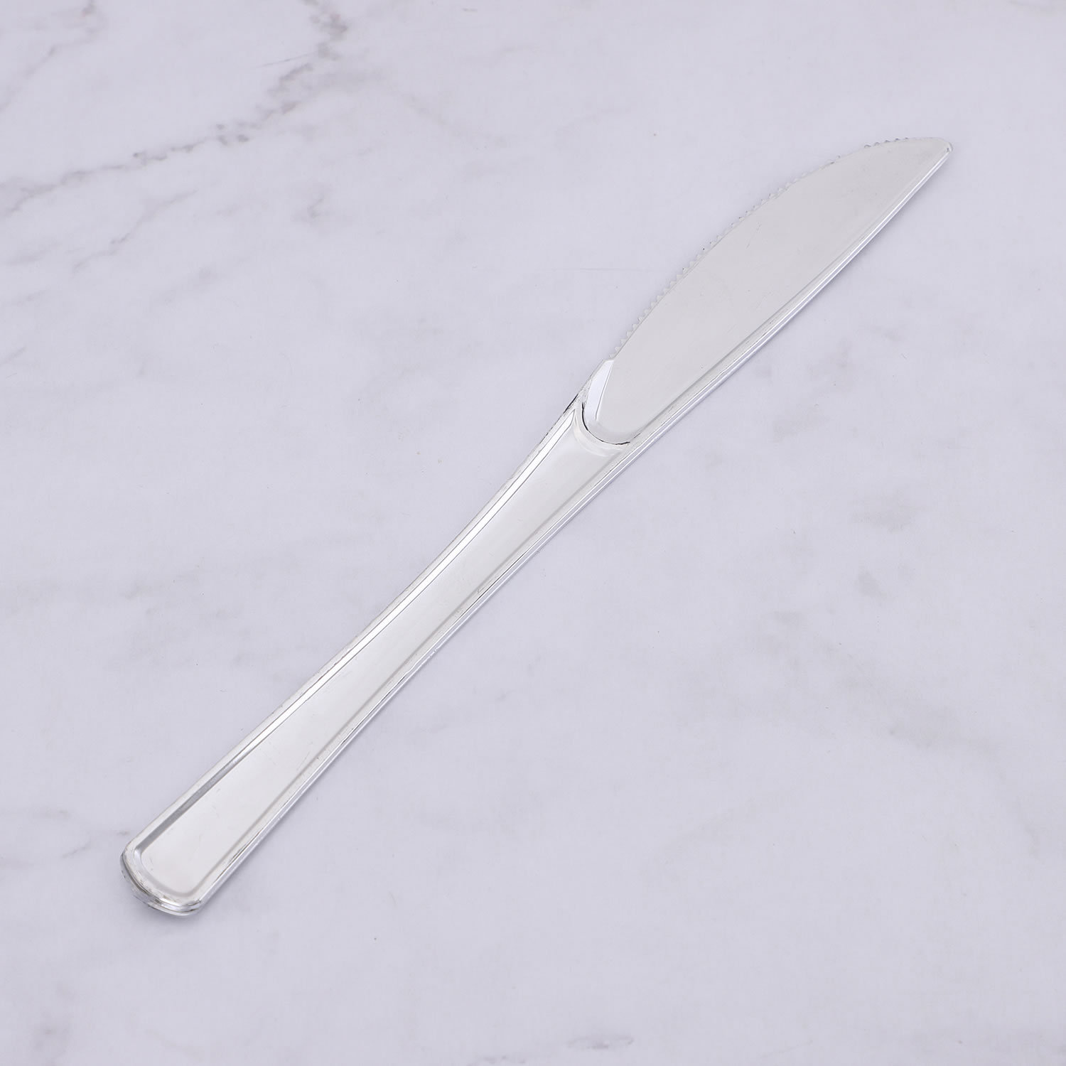 10 unids/pack en stock UV material cuchillo, tenedor y cuchara oro rosa desechable vajilla Banquete de cumpleaños