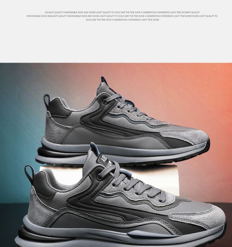 Sport herren 2024 neue sommer herbst leder oberfläche wasserdicht, anti-rutsch, verschleiß-beständig arbeit und freizeit_voghion.com