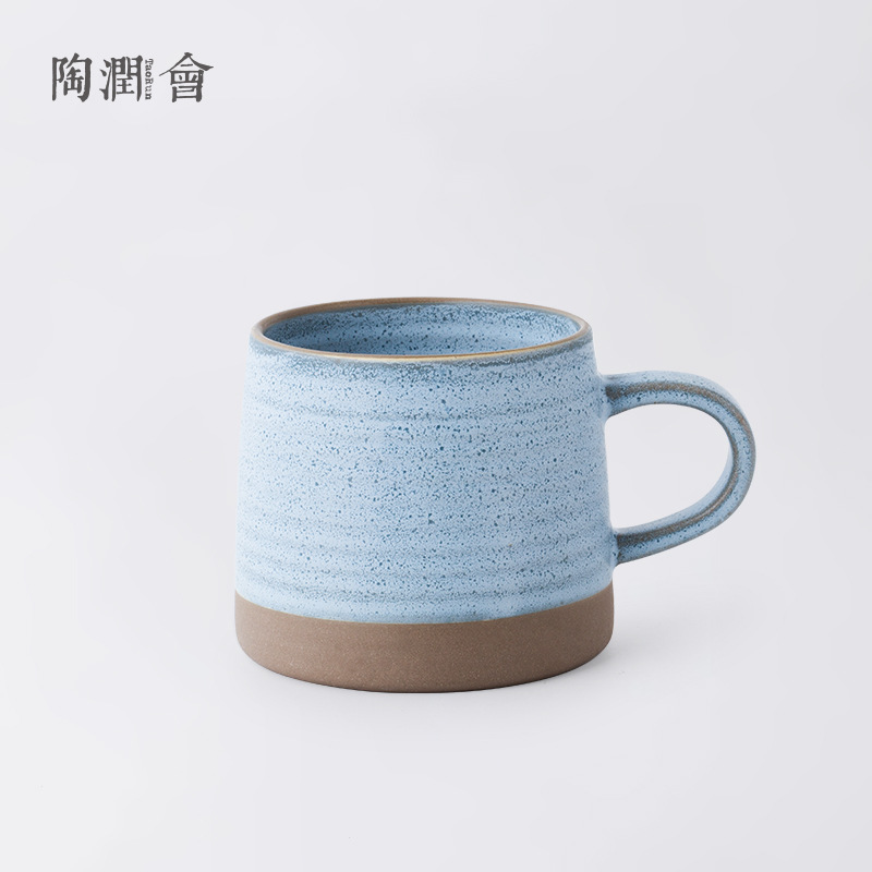 Tazas de cerámica tazas de café tazas de marca tazas de oficina de gran capacidad tazas de agua de alto valor facial tazas de agua domésticas