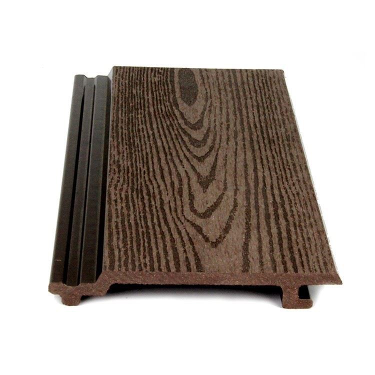 Exportación Filipinas Tablero de rejilla de madera de bambú Tablero de pared decorativo de techo de balcón Wpc Tablero de gran muralla de madera ecológica