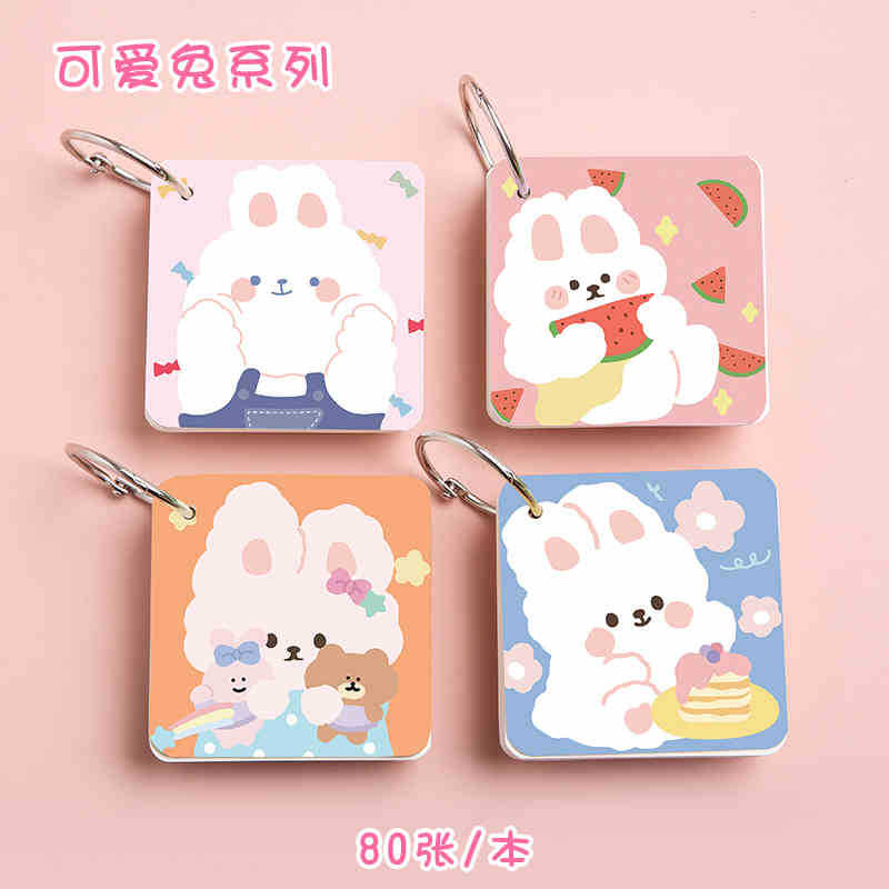 Cuaderno de hoja de hierro cuaderno de bolsillo cuaderno en blanco lindo simple desmontable cuaderno de bobina cuaderno