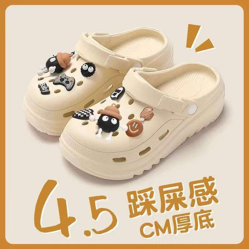 Zapatos de grano grueso para mujeres 2025, nuevos zapatos de verano para mujeres embarazadas con suela suave antideslizante antiodor, sandalias para mujeres image 10
