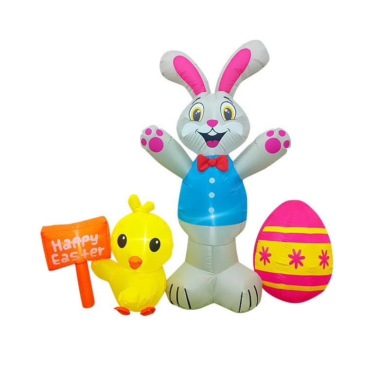 부활절 달걀 토끼 조합