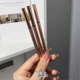 美媞秀 Yihua love deep-подводка для глаз розовый золотой текстура слегка рисуйте цвет очень тонкий длиннопроницаемый водонепроницаемый подводка для глаз розовый