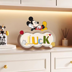 漫画ミッキー装飾品テレビキャビネット玄関キャビネット絵画ハイエンドクリエイティブホームテーブル幸運の装飾吊り絵画