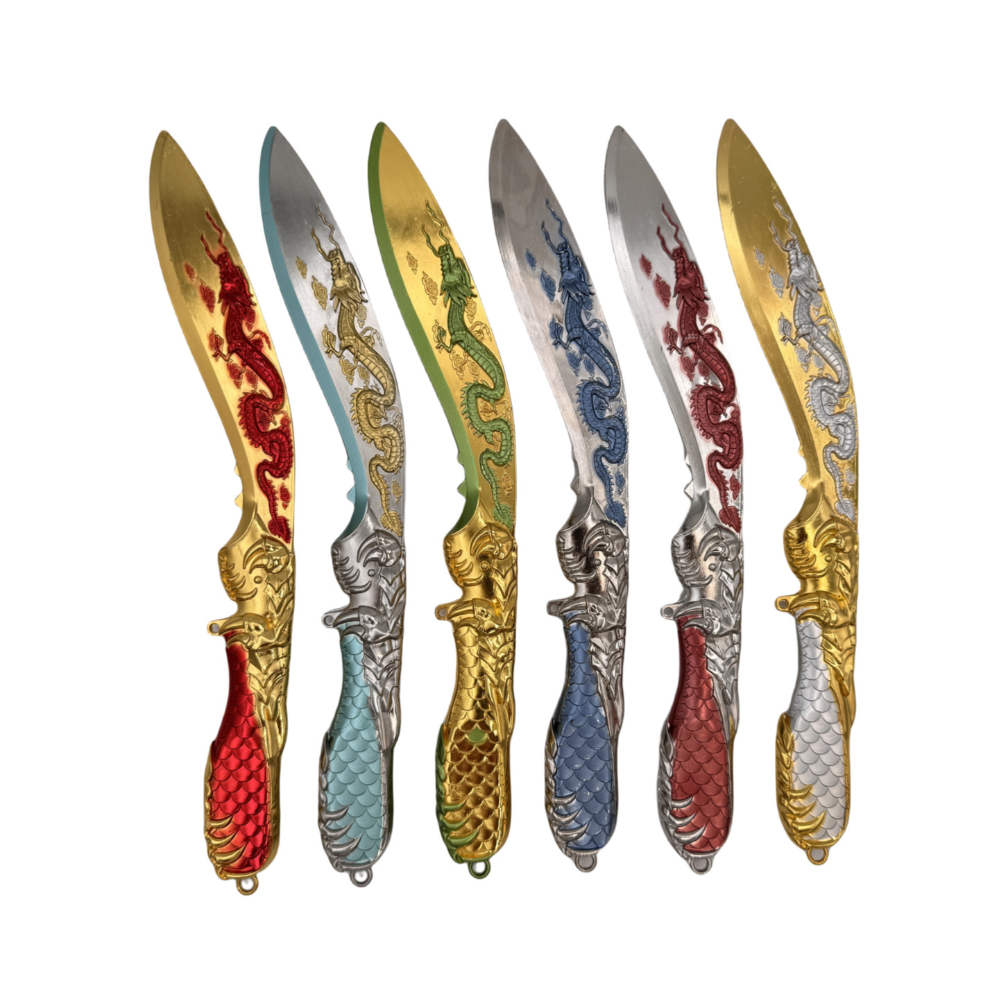 Game Peripheral Large Dragon-Slaying Nepalese Alloy Model Knife Figure Hero Weapon Metal Close-Combat Toy Knife
